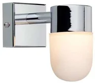 Lampy ścienne - Markslojd Kinkiet LAMPA ścienna MENTON 106373 halogenowa OPRAWA szklana IP44 chr - miniaturka - grafika 1