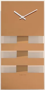Nextime Zegar ścienny z wahadłem Bold Stripes miedziany 2855 CO - Zegary - miniaturka - grafika 2