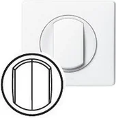 Inne akcesoria elektryczne - Legrand 068002 CELIANE Klawisz podwójny biały - miniaturka - grafika 1