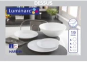 Serwisy obiadowe - Luminarc KPL OBIAD 19 ELEMENTÓW HARENA (06465) - miniaturka - grafika 1