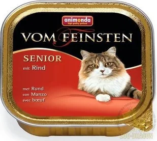Animonda Vom Feinsten Senior Cat smak wołowina 32x100g - Mokra karma dla kotów - miniaturka - grafika 2