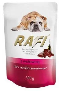 Rafi Pies Wołowina saszetka 300g - Mokra karma dla psów - miniaturka - grafika 2
