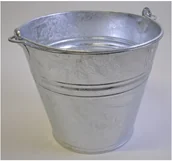 Akcesoria do hodowli zwierząt - Unbranded Wiadro metalowe 14 l - miniaturka - grafika 1