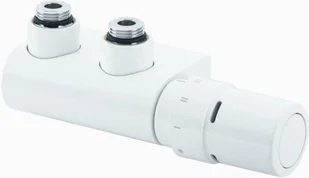 Danfoss Zestaw grzejnikowy VHX DUO/RAX kątowy biały 013G4281 - Głowice termostatyczne - miniaturka - grafika 3