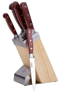 Kinghoff Zestaw noży w bloku (5 elementów) KH-3463 - Noże kuchenne - miniaturka - grafika 2