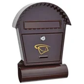 Skrzynki na listy - Skrzynka na listy SD05 Yale Domek Mały Okrągły z tubą na prasę - miniaturka - grafika 1