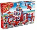 Klocki - Banbao 8355 Straż pożarna Baza strażacka - miniaturka - grafika 1