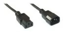 Kable komputerowe i do monitorów - InLine Kabel zasilający IEC C13 M/F, Czarny,3 m 16632B - miniaturka - grafika 1