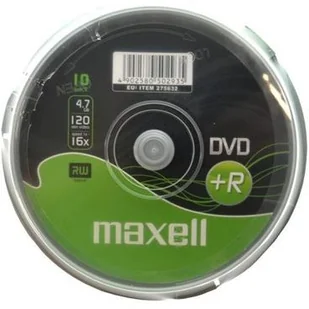 Maxell płyta DVD+R 4,7 16x 10 275632.40 - Nośniki danych - miniaturka - grafika 3