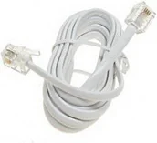 Kable miedziane - ABCVISION PRZEWÓD RJ11-W/RJ11-W/7M 7 m - miniaturka - grafika 1