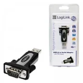 Adaptery i przejściówki - Logilink Adapter USB 2.0 na port szeregowy - miniaturka - grafika 1