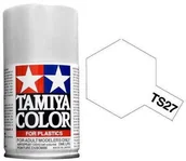 Kolejki i akcesoria - Tamiya Spray TS-27 Matt White / 100ml 85027 - miniaturka - grafika 1