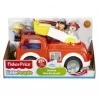 Fisher Price Wesoły wóz strażacki Little People DNP12 - Samochody i pojazdy dla dzieci - miniaturka - grafika 5