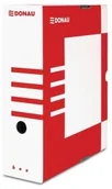 Pudła i kartony archiwizacyjne - Donau BIELLA Pudło archiwizacyjne 100 mm czerwone DN309-3 - miniaturka - grafika 1