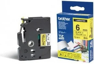 Brother Taśma TZE-611 TZe611 - Etykiety do drukarek - miniaturka - grafika 12
