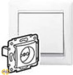 Legrand Gniazdo ścienne VALENA Pojedyncze moduł b/u 774416 biały - Gniazdka elektryczne - miniaturka - grafika 2