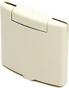 Gniazdka elektryczne - Beam Gniazdo ścienne plast. VEX małe migdałowe - miniaturka - grafika 1