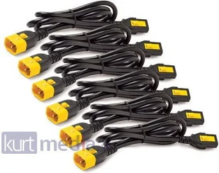 APC Power Cord Kit (6 ea), Locking, C13 to C14, 0.6m AP8702S-WW - Zasilacze awaryjne UPS - miniaturka - grafika 4