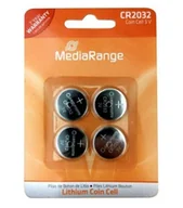 Baterie i akcesoria - MediaRange MRBAT132 ogniwo guzikowe Blister 3 V, Lithium CR2032 (zestaw 4 szt.) 4260283113361 - miniaturka - grafika 1