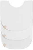 Śliniaki i fartuszki - Lassig Newborn Śliniaczki bib white 3 szt. 0-12 miesięcy LTEXBNB001 - miniaturka - grafika 1