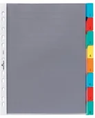 Przekładki do segregatorów - DURABLE Przekładka A4, kolorowe zgrzane indeksy, 8 części - miniaturka - grafika 1