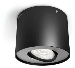 Philips Lighting Poland / Massive/InStyle PHASE LAMPA SUFITOWA/NATYNKOWA CZARNY 1X4.5W 230V LED BARWA CIEPŁA 533003016 - Lampy sufitowe - miniaturka - grafika 8