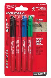 Milwaukee Pozostałe Zestaw kolorowych markerów Milwaukee Inkzall 045242333585 - Markery permanentne - miniaturka - grafika 4