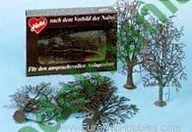 Kolejki i akcesoria - Heki Korony drzew, pnie / 5szt. 1505 - miniaturka - grafika 1