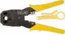 Topex szczypce, zaciskarka do konektorów 4P 6P 8P 32d409 - Kombinerki i obcęgi - miniaturka - grafika 2