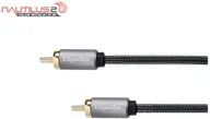 Kable - Kruger&Matz Krüger&amp;Matz Kabel 1RCA-1RCA 0.5m KM0300 KM0300 - miniaturka - grafika 1