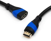 Kable - KabelDirekt kabel przedłużający HDMI, 3m, kompatybilny z HDMI 2.1, 2.0a, 2.0, 1.4a (Ultra HD 4K 3D Full HD 1080 p HDR, ARC, Highspeed z Ethernet), seria TOP 587 - miniaturka - grafika 1