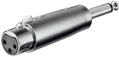Złącza, przejściówki, adaptery - Wentronic Adapter XLR 3-biegunowy XLR sprzęgła na 6.35 MM Mono gniazd., 1 szt. 27451-GB - miniaturka - grafika 1