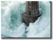 Obrazy i zdjęcia - Pyramid Posters Phares Dans La Tempte, La Jument - Obraz na płótnie (WDC4560) - miniaturka - grafika 1