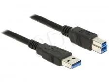 Delock Kabel USB 3.0 1.5m AM-BM czarny 85067 - Kable USB - miniaturka - grafika 2