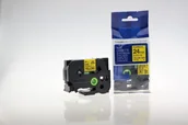 Taśmy do drukarek barwiące - Brother Aimotech Taśma zamiennik do 24mm/8m żółta flexi czarny nadruk TZEFX651 A (AZEFX651) - miniaturka - grafika 1