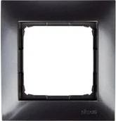 Klawisze i ramki - Kontakt Simon SIMON Ramka 1-krotna antracyt DRK1/48 SIMON54 - miniaturka - grafika 1