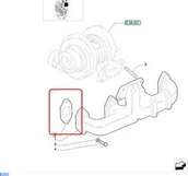 Części i akcesoria do maszyn rolniczych - CNH USZCZELKA KOLEKTORA WYDECHOWEG 98489690 - miniaturka - grafika 1