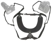 Akcesoria fotograficzne - OP Tech OP/TECH Dual Harness akcesoria do naczyń (uchwyt na 2 analogowe) czarna 6501032 - miniaturka - grafika 1