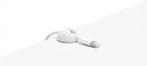 BlueLounge CableDrop uchwyty na kabel 6 szt. białe (CD-WH-EU) - Maskownice do kabli - miniaturka - grafika 9