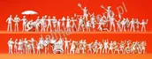 Kolejki i akcesoria - Preiser Osoby na festynie, 60 figur 16342 - miniaturka - grafika 1