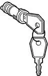 Rozdzielnie elektryczne - Legrand Wkładka zamka z kluczem 405 020291 - miniaturka - grafika 1