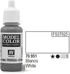 Vallejo Farba Nr1 White Matt 17mlMatt GXP-499319 - Akcesoria i części modelarskie - miniaturka - grafika 2