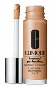 Korektory pod oczy - Clinique Beyond Perfecting Foundation+Concealer Beige Podkład 30 ml - miniaturka - grafika 1