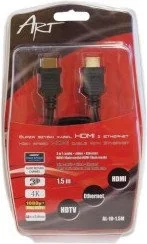 KABEL HDMI 1.4 m/m 1.5m ETHERNET 3D AL-10 ART - Kable - miniaturka - grafika 3