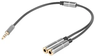Natec Adapter audio Minijack->2x Minijack GENESIS A20 NKA-0729 - Adaptery i przejściówki - miniaturka - grafika 3