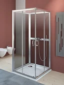 Ścianki i drzwi prysznicowe - Radaway Premium Plus 2S Komplet ścianek tylnych 90x90 szkło przejrzyste - 33433- - miniaturka - grafika 1