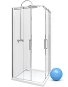 Kabiny prysznicowe - Durasan Skiendi London KDD 90x90 - miniaturka - grafika 1