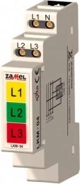 Zamel Czujnik zasilania 230V/400V LED TN typ: LKM-04-40 - Pozostałe detektory - miniaturka - grafika 3