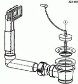 Akcesoria i części AGD - Blanco Armatura do zlewozmywaków TOP jednokomorowych (222458) - - DOSTĘPNY - miniaturka - grafika 1