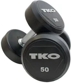 Pozostały sprzęt siłowy - Tko TKO stalowe gumowane 2 x 40 kg TKO K828RR-40 - miniaturka - grafika 1
